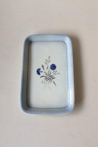 Bing & Grøndahl Demeter / Blue Cornflower Rectangular Dish No 96