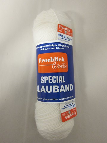 STOCKING WOOL
White, Colourno.: 2020
The good old and wear well FROEHLICH STOCKING WOOL
1 ball of wool containing 50 grams