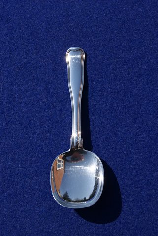 Georg Jensen Old Danish solid silver flatware, small serving spoon 14.5cms
