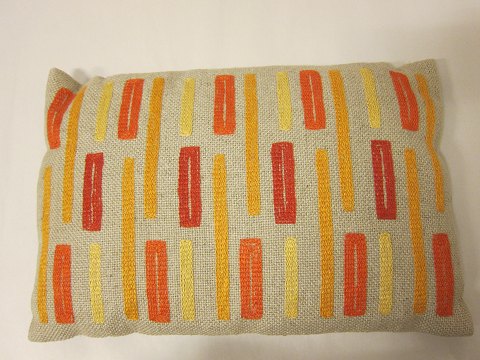 Cushion, with handmade embroidery with speciel technique (chain stitch) 
Measure: 24,5cm x 37cm
In a very good condition