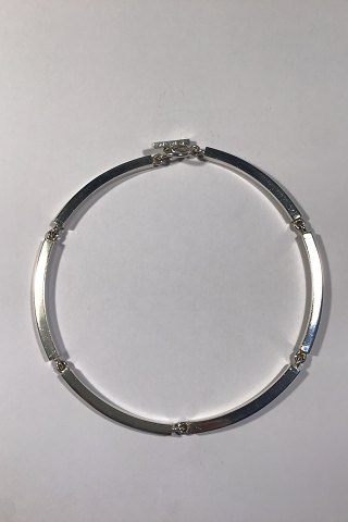 Georg Jensen Hans Hansen Sterling Silver Necklace No 185