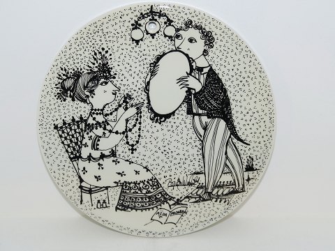 Bjorn Wiinblad art pottery
Black Month plate - September