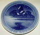 Unique one of a kind Royal Copenhagen Christmas Plate from 1926. Signed by Oluf 
Jensen