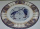 Bing and Grondahl Heron Plate from 1886-1888 23,5cm
