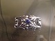 Georg Jensen Sterling Silver Brooch with Lapis Lazuli No 88