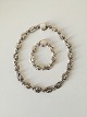 Georg Jensen Sterling Silver Necklace and Bracelet No 96 and 96A