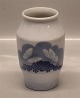 Royal Copenhagen RC Rare Collectible Vase 1910-1920 "Rundskuedag 15 cm Blue 
flower and butterfly
