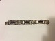 Georg Jensen Sterling Silver bracelet No 14 from 1933-1944 with purple stones