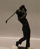 Royal Copenhagen Bronze statuette Sterett-Gittings Kelsey Golfer - Golf player