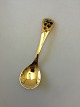 Georg Jensen Annual Spoon 1995 in gilded Sterling Silver with enamel.