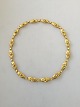 Georg Jensen 18K Gold Necklace with pearls No 251
