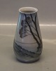 B&G Porcelain B&G 8677-256 Art Nouveau Vase 11.5 cm Trees at the seaside