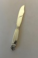 Georg Jensen Sterling Silver Acanthus Cake Knife in All Silver No 68