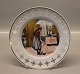 B&G Porcelain Artist Plate Carl Larsson B&G 8724 1977 Carl Larsson plate - 
Series 1 - motif # 4 "The Kitchen" Painted 1896, 21.5 cm
