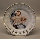 B&G Porcelain Artist Plate Carl Larsson B&G 8725 1978 Carl Larsson plate - 
Series 2 - motif # 1 "Esbjörn"  Painted 1900 21.5 cm
