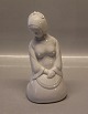 Royal Copenhagen figurine 
1562 RC Girl with fan 20 cm; George Thylstrup, white