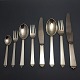 Georg Jensen, Harald Nielsen; Pyramide silver cutlery, complete for 12 persons, 
107 pieces