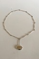 Georg Jensen Sterling Silver Torun Necklace No 175 with Pendant No 304