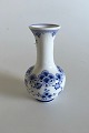 Royal Copenhagen Blue Fluted Full Lace Vase, Small No 1/1207