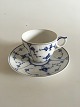 Royal Copenhagen Blue Fluted Plain Tea Cup and Saucer No. 79