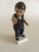 Dahl Jensen Figurine of a boy with Pipe No 1027