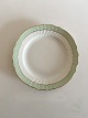 Royal Copenhagen Green Curved Luncheon Plate No 1623