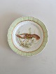 Royal Copenhagen Green Fish Dinner Plate No 919/1710 with Nephrops Norvegicus