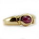 Frantz Hingelberg, ring in 18k gold with a ruby