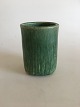 Saxbo Stoneware Vase by Edith Sonne in beautifull Green Glaze