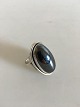 Georg Jensen Sterling Silver Ring No 46E with Hematite