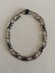 Georg Jensen Sterling Silver Necklace No 16 with Synthetic Saphire