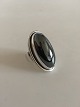 Georg Jensen Sterling Silver Ring No 46E with Hematite Stone