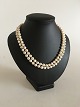 Georg Jensen Pearl Necklace with 18K Gold Lock No 1093