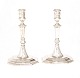 A pair of silver candle holders, baroque
Master: M C Kirchhoff, Copenhagen 1725
