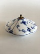 Bing & Grondahl Blue Painted Fluted Oil Lamp No 373