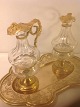 Gilded French 
flacon sets.
Consisting of 
two crystal ...
