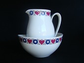 Silja Rörstrand
Bowl Dkr. 495,- Large pitcher Dkr. 495,- Coffee cup with soucer and small plate Dkr. 175,- / set, Vegetable dish Dkr. 300,- Dinner plate Dkr. 70,- / item, Soup plate Dkr. 50,- / item, Butter cup Dkr. 125,- Small bowl with handles Dkr. 80,- Sugar bowl and cream cup Dkr. 125,-
item no:
298490 Silja Rörstrand
Bowl Dkr. 495,- Large pitcher Dkr. 495,- Coffee cup with soucer and small plate Dkr. 175,- / set, Vegetable dish Dkr. 300,- Dinner plate Dkr. 70,- / item, Soup plate Dkr. 50,- / item, Butter cup Dkr. 125,- Small bowl with handles Dkr. 80,- Sugar bowl and cream cup Dkr. 125,-
item no:
298490