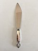 Georg Jensen Acanthus Cake Knife in Sterling Silver and Stainless Steel