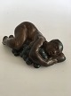 Kai Nielsen Bing & Grondahl Stoneware Figurine no. 20 of Sleeping Woman with 
Grapes