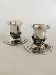 Gran & Laglye Silver Candle Holders