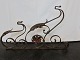Iron decoration pieces with fine patina
Set of 2 pieces
For decoration on your house or inside in your 
home
Can be used horisontal or vertical
H: 74cm, B: 45cm (measured vertically)
Please note by seeing more text