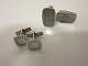Cuff links, pewter jewellery, Design: Jørgen 
Jensen
Vintage cuff links
Stamped: Jørgen Jensen Denmark Pewter Handmade 
We have a large choice of pewter jewellery
