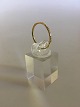 Georg Jensen 18K Gold Ring encrusted with small diamonds. No. 622