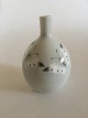 Heubach Art Nouveau Vessel Vase with Butterfly Motif