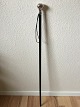 Georg Jensen Walking Stick in Black Lacquered Wood with Sterling Silver Knop and 
Leather Wristband.