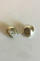Georg Jensen Sterling Silver Earrings by Nanna Ditzel No126 Giold Plated
