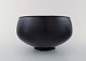 Unique Ceramics bowl by Birthe Sahl, Halvrimmen, Denmark. Late 20 c.
