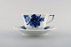 Royal Copenhagen blue flower angular coffee cup and saucer no. 8608.
