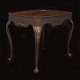 Aabenraa 
Antikvitetshandel 
presents: 
A black 
decorated 
Rococo table 
with metal tray 
top. Denmark 
circa 1760. H: 
...