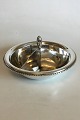 Danam Antik 
presents: 
Georg 
Jensen Sterling 
Silver Bowl 
with non 
removable three 
divider No 290